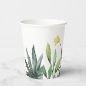 Rosa rustikale Rose Pappbecher (Rechts)