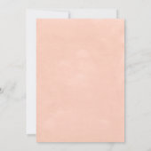 Rosa Safari-Tiere mit Kinderdusche Einladung (Rückseite)