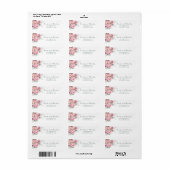 Rosa Sage-Wasserfarben-Blumen-Script-Botanik (Vorne)
