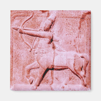 Rosa Sagittarius-Kühlschrankmagnet Magnet