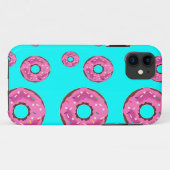 Rosa Sahne Donuts Case-Mate iPhone Hülle (Rückseite (Horizontal))