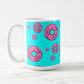 Rosa Sahne Donuts Kaffeetasse (Links)