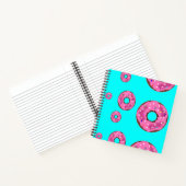 Rosa Sahne Donuts Notizblock (Innenseite)