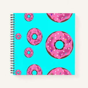 Rosa Sahne Donuts Notizblock