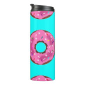 Rosa Sahne Donuts Thermosbecher (Nach rechts gedreht)