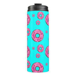 Rosa Sahne Donuts Thermosbecher