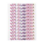 Rosa Sakura auf dem Hintergrund der Malerei (Bogen)