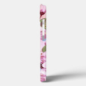Rosa Sakura auf dem Hintergrund der Malerei Case-Mate iPhone Hülle (Rückseite / Links)