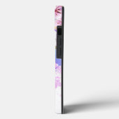 Rosa Sakura auf dem Hintergrund der Malerei Case-Mate iPhone Hülle (Rückseite / Links)