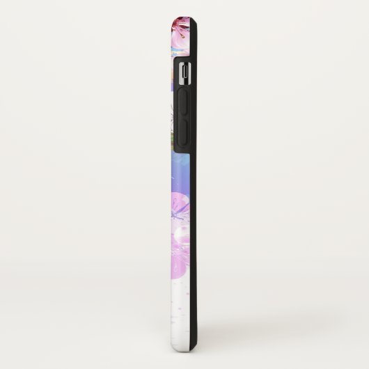Rosa Sakura auf dem Hintergrund der Malerei Case-Mate iPhone Hülle (Hinten/Links)