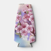 Rosa Sakura auf dem Hintergrund der Malerei Flaschenkühler (Vorderseite)