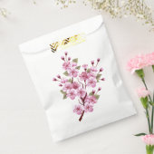 Rosa Sakura auf dem Hintergrund der Malerei Geschenktütchen (Versiegelt)