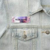 Rosa Sakura auf dem Hintergrund der Malerei Namensschild (Beispiel)