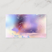 Rosa Sakura auf dem Hintergrund der Malerei Rabattkarte (Rückseite)