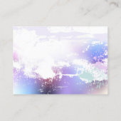 Rosa Sakura auf dem Hintergrund der Malerei Telefonnummerkarte (Rückseite)