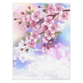 Rosa Sakura auf dem Hintergrund der Malerei Tischdecke (Vorderseite)