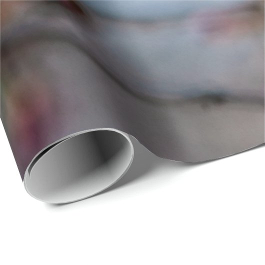 Rosa Sakura-Blume, Blauer Himmel, weiße Wolke Geschenkpapier (Rolleneckpunkt)