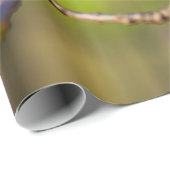 Rosa Sakura Blume im Kirschgarten Geschenkpapier (Rolleneckpunkt)