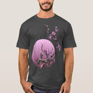 Rosa Sakura Blume Japanische Kirschblüte T-Shir T-Shirt