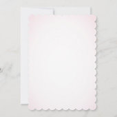 Rosa Sakura Brautparty der japanischen Kirschblüte Einladung (Rückseite)