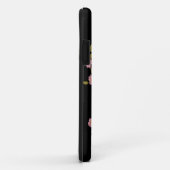 Rosa Sakura Gold Schwarzer Japanischer Bildschirm Case-Mate iPhone Hülle (Hinten/Rechts)