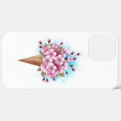 Rosa Sakura Ice Waffel Case-Mate iPhone Hülle (Rückseite / Rechts)