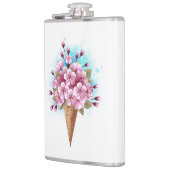 Rosa Sakura Ice Waffel Flachmann (Links)