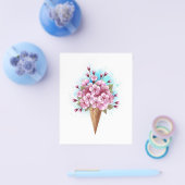 Rosa Sakura Ice Waffel Flyer (Einzeln)