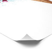 Rosa Sakura Ice Waffel Fotodruck (Ecke)