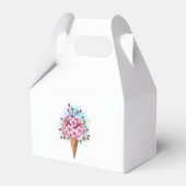 Rosa Sakura Ice Waffel Geschenkschachtel (Rückseite)