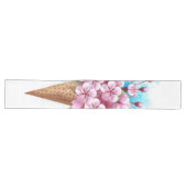 Rosa Sakura Ice Waffel Großer Tischläufer (Horizontal)