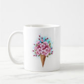 Rosa Sakura Ice Waffel Kaffeetasse (Links)