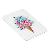 Rosa Sakura Ice Waffel Magnet (Rechte Seite)