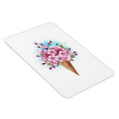 Rosa Sakura Ice Waffel Magnet (Rechte Seite)