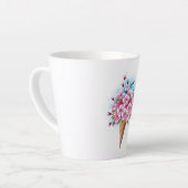 Rosa Sakura Ice Waffel Milchtasse (Linke Ecke)