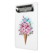 Rosa Sakura Ice Waffel Mini Klemmbrett (Gewinkelt2)