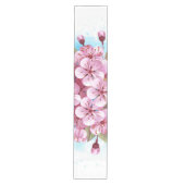 Rosa Sakura Ice Waffel Mittelgroßer Tischläufer (Vorderseite)