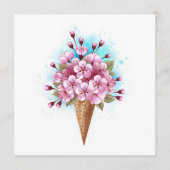 Rosa Sakura Ice Waffel Programm (Vorderseite)