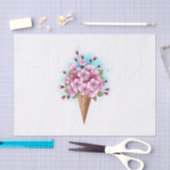 Rosa Sakura Ice Waffel Seidenpapier (Handwerk)