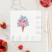 Rosa Sakura Ice Waffel Serviette (Beispiel)