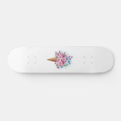 Rosa Sakura Ice Waffel Skateboard (Horizontal)