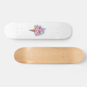 Rosa Sakura Ice Waffel Skateboard (Horizontal)
