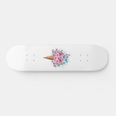 Rosa Sakura Ice Waffel Skateboard (Horizontal)