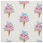 Rosa Sakura Ice Waffel Stoff (Muster)