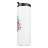 Rosa Sakura Ice Waffel Thermosbecher (Nach rechts gedreht)