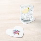 Rosa Sakura Ice Waffel Untersetzer (Vor Ort)