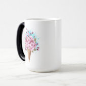 Rosa Sakura Ice Waffel Verwandlungstasse (Vorderseite Links)