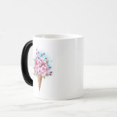 Rosa Sakura Ice Waffel Verwandlungstasse (Vorderseite Links)