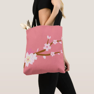 Rosa Sakura Jerry Blossom Japanisch Tasche