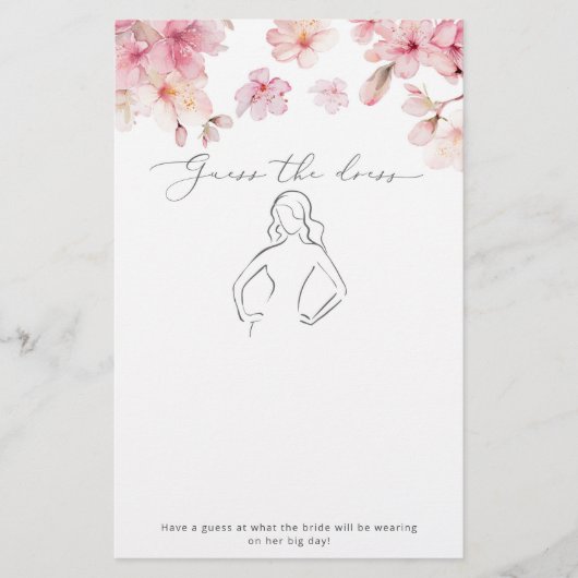 Rosa Sakura Sakura Rosa Reue das Brautspiel (Vorderseite)